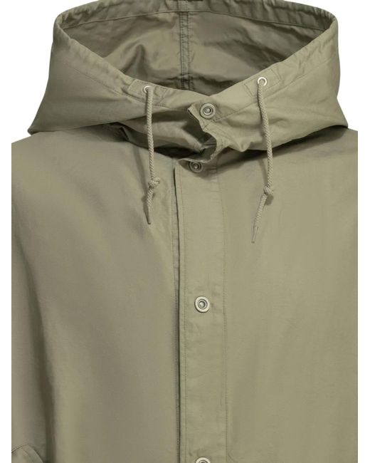 Comme des Garçons Green Manteau À Taille À Lien De Resserrage for men