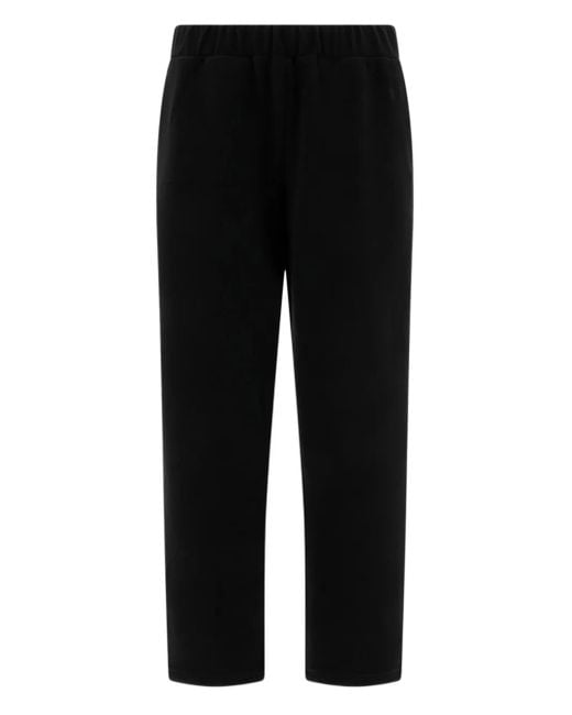 Goldwin Black Elastic-Waist Trousers for men
