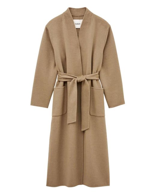 Ba&sh Natural Kay Belted Coat