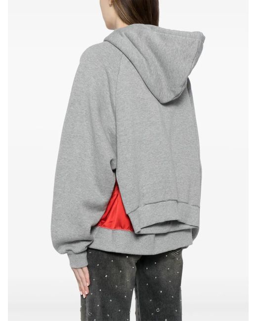 Undercover Gray Oversized Zip-Up Jacket
