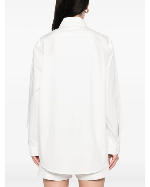 Lido White Poplin Shirt