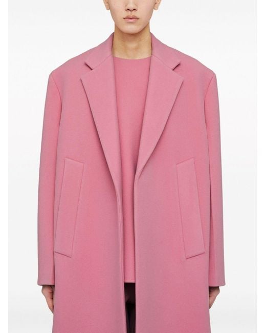 コート Jil Sander Pink Granite Wool Coat Jil Sander Pink granite wool coat | TheDoubleF
