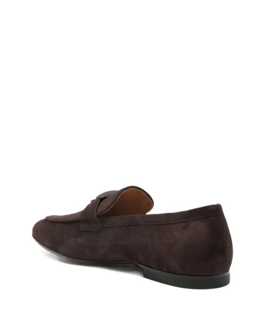 Tod's Brown Flat Shoes for men