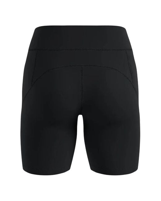Odlo Black Logo-Print Drawstring Shorts