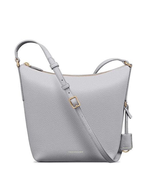 Maison De Sabre Gray Sac Seau The Zipped