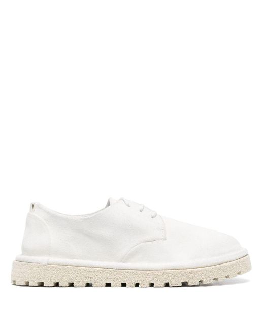 Marsèll Round-toe Lace-up Oxfords in het White