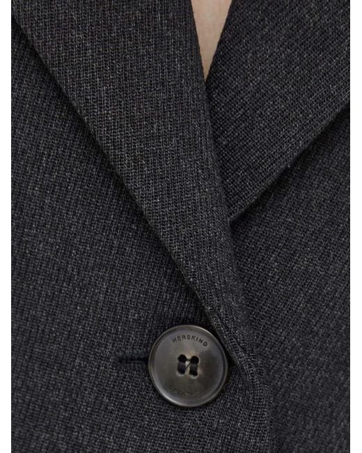 Top Tipo Bolero Con Botones Herskind de color Blue
