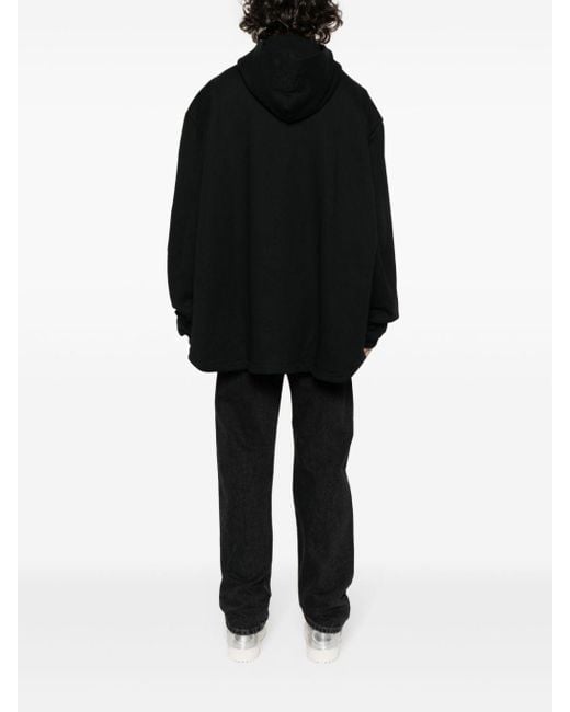 Sudadera con capucha y escote en V Random Identities de color Black