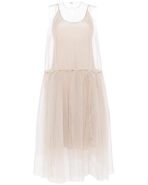 JNBY White Sleeveless Dress