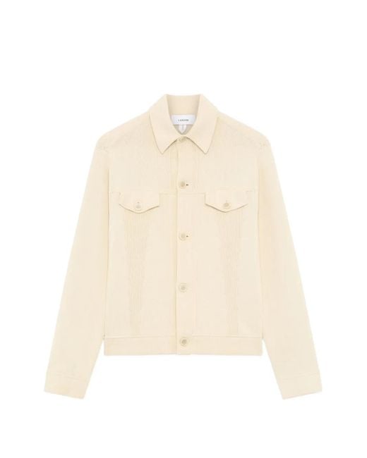 Lardini Natural Knited Cotton Jacket for men