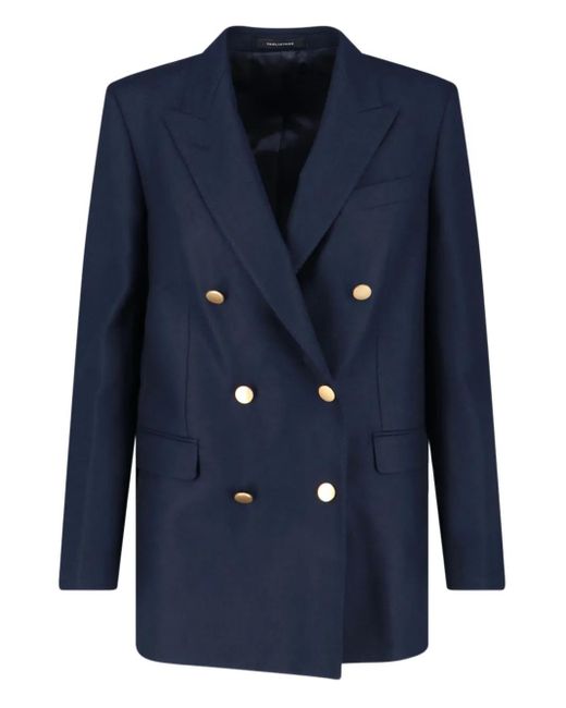 Tagliatore Blue Double -Breasted Blazer