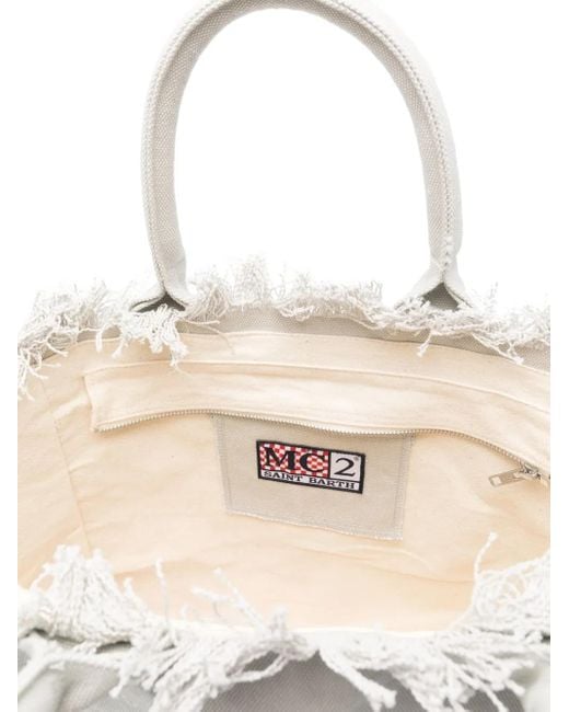 Mc2 Saint Barth White Vanity Tote Bag