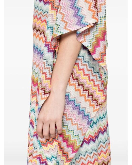 Missoni White Long Beach Robe