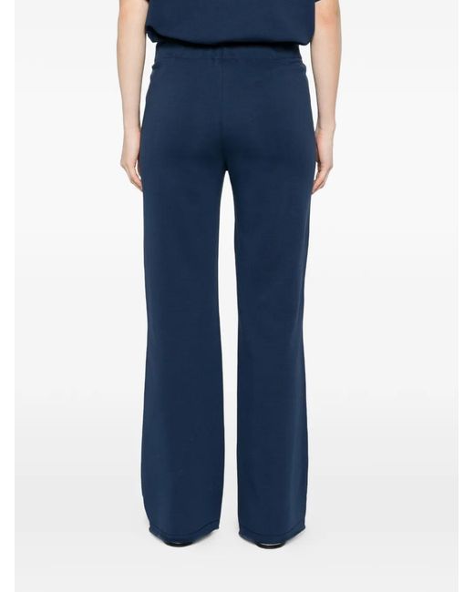 Margittes Blue Drawstring Track Pants