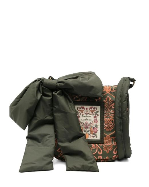 Barbour Green X Farm Rio Ana Clara Cross Body Bag