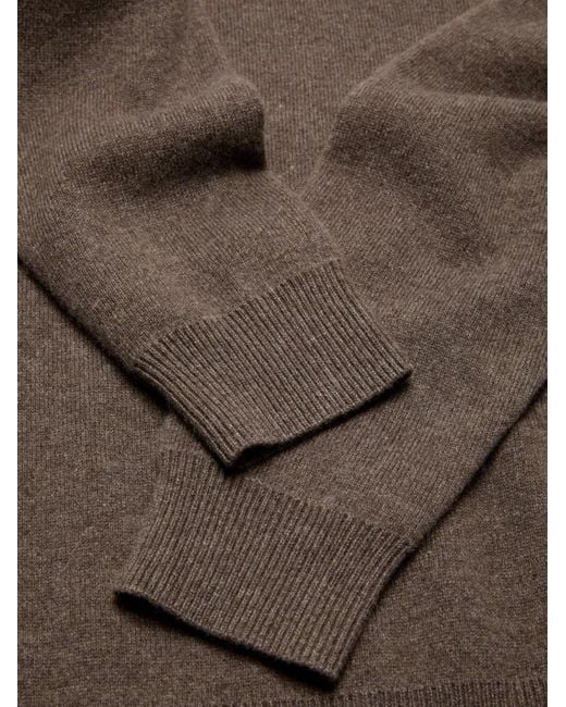 Acne Brown Crew-Neck Sweater for men