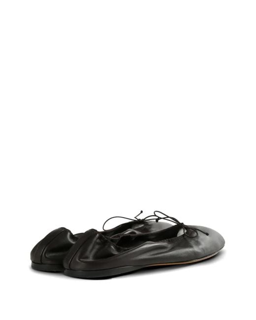 The Row Black Awar Ballet Flats