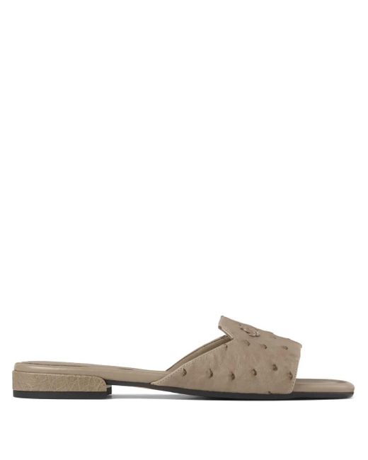 Claquettes Dina Jimmy Choo en coloris White