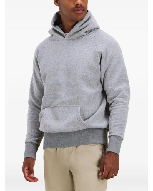 Fortela Gray Vintagehood Kangaroo-Pocket Hoodie for men