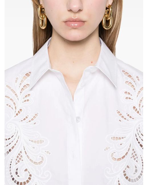 Twinset エンブロイダリー シャツ White