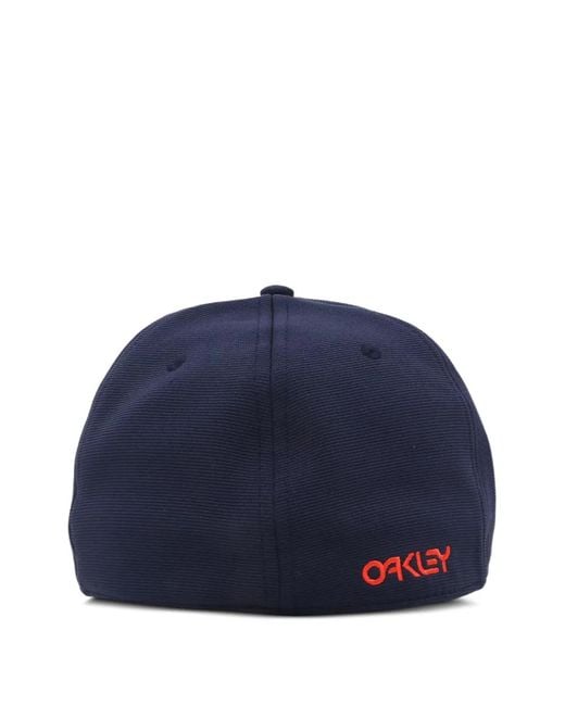 Oakley Blue Six-Panel Stretch-Fit Cap for men
