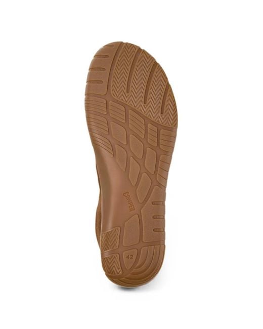 Camper Brown Peu Path+ Suede Sneakers for men