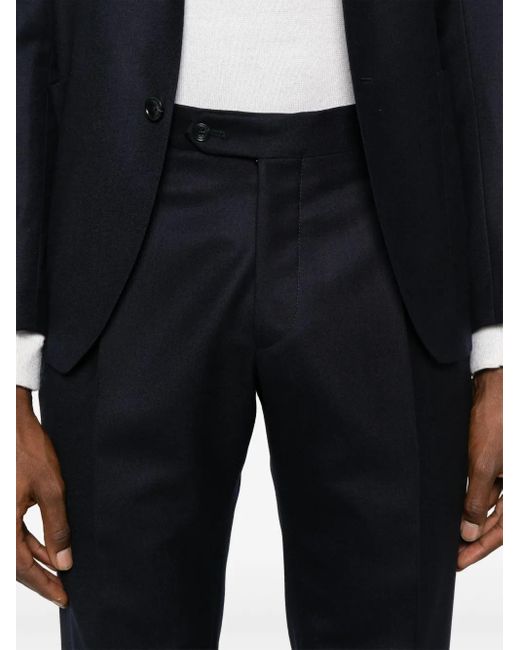 Tagliatore Blue Virgin Wool Suit for men