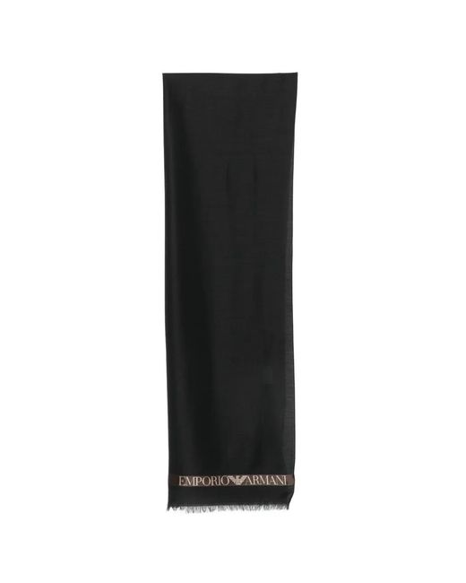 Sciarpa di Emporio Armani in Black da Uomo