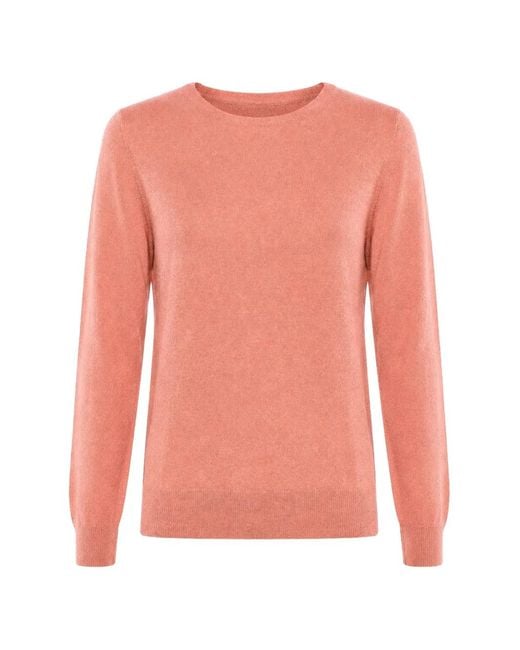 Malo Pink Pull À Encolure Ronde