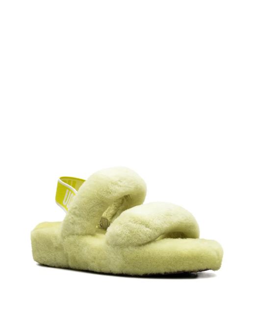 Ugg Green Oh Yeah Slide "Sulfur" Sandals