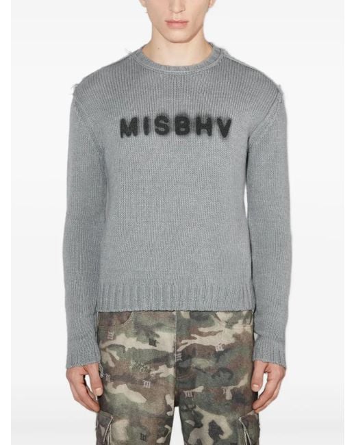 Maglione Con Logo di M I S B H V in Gray da Uomo