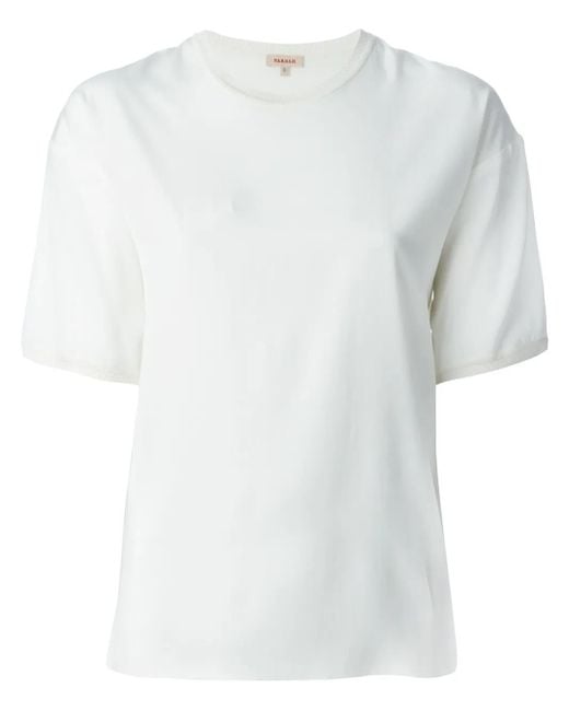 P.A.R.O.S.H. ラウンドネック カットソー White