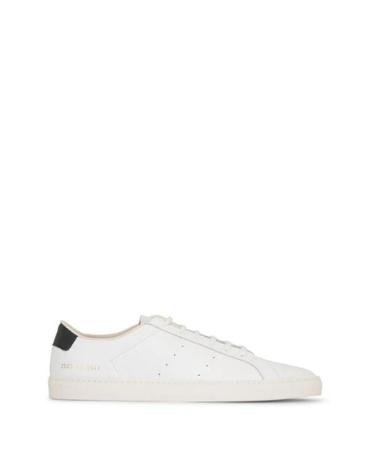 Baskets À Lacets Common Projects pour homme en coloris White