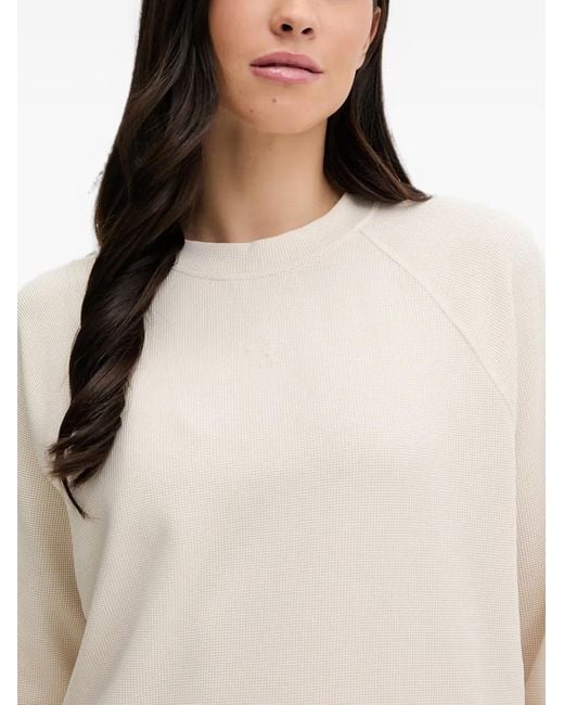 DKNY White Long-Sleeve Sweatshirt