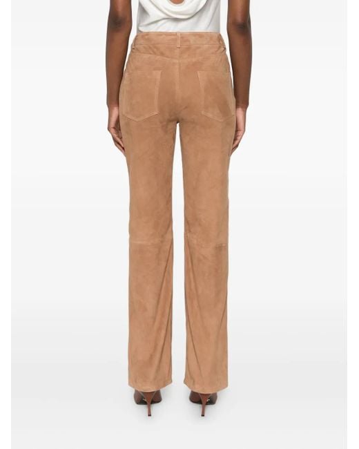 Arma Suède Broek Met Zak in het Brown