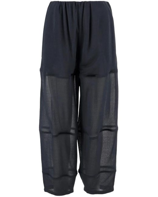 Giorgio Armani セミシアー パンツ Blue