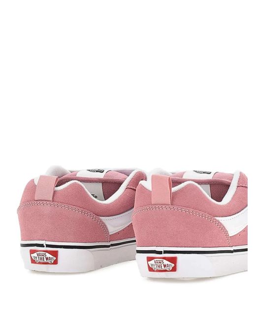 Vans Pink Knu Skool Sneakers