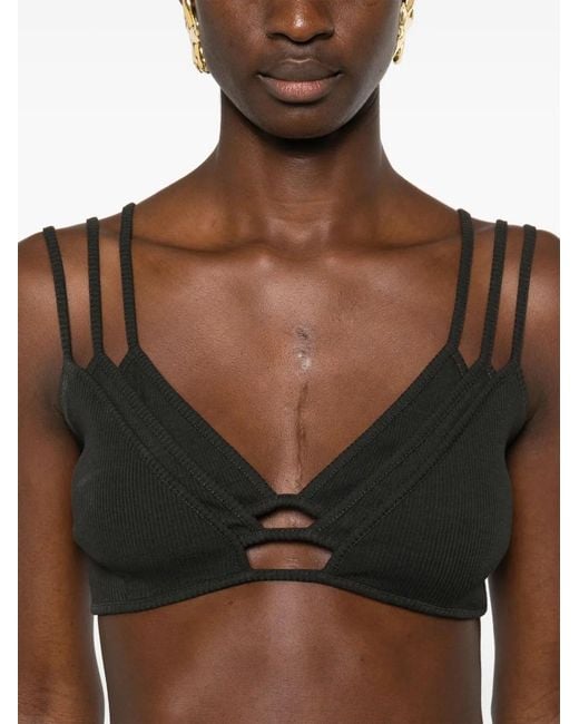 Viktor & Rolf Black Triple-Layer Bralette