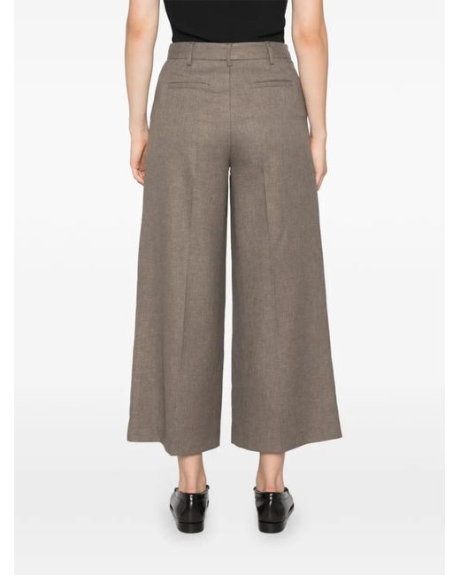 MAISON 123 Gray Timeo Trousers