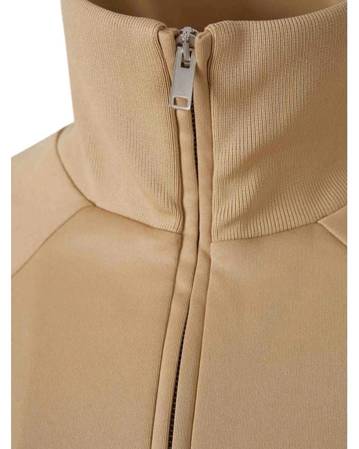 Rhude Natural Logo-Patch Side-Stripe Jacket for men