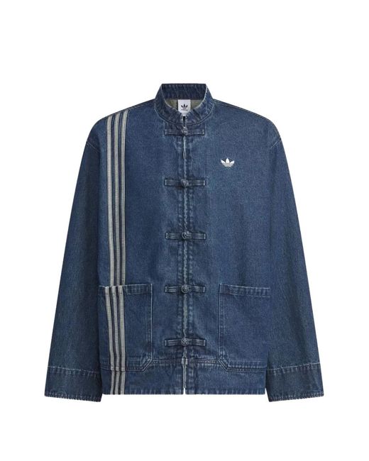 Adidas Blue Originals Ctt 3.0 Denim Jacket for men
