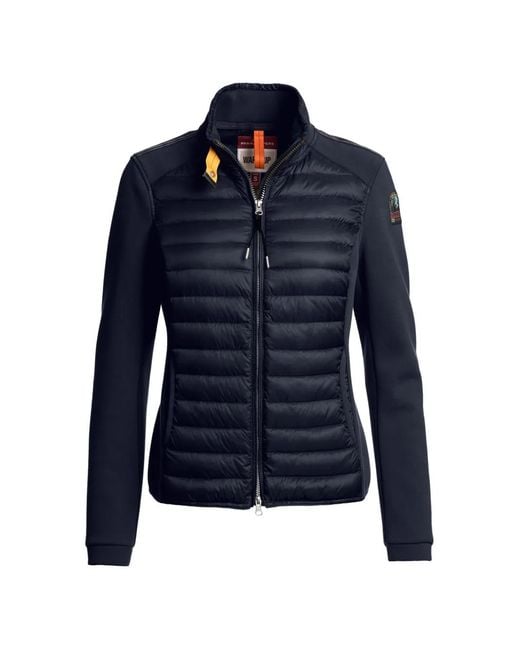 Parajumpers Blue Quilted Zip Jacket