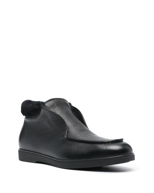 Casadei Black Cervo Booties for men