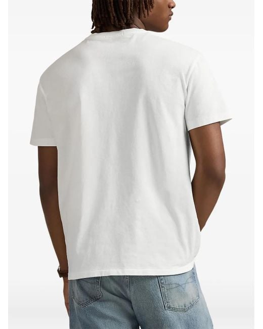 Polo Ralph Lauren Cotton T-Shirt in White for Men | Lyst