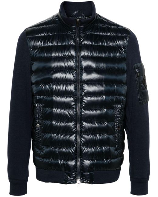Herno Blue Yoga Quilted Down Jacket for men