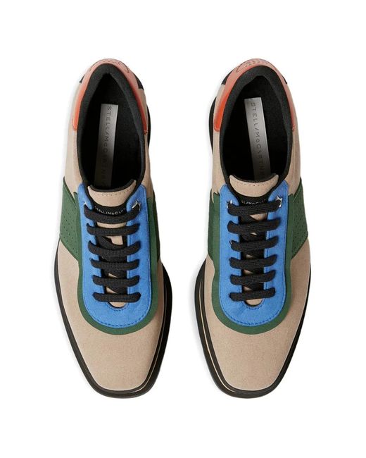 Stella McCartney Green Elyse Platform Derby Shoes
