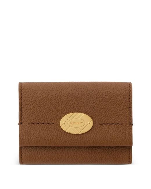 Burberry Brown Logo-Detail Wallet