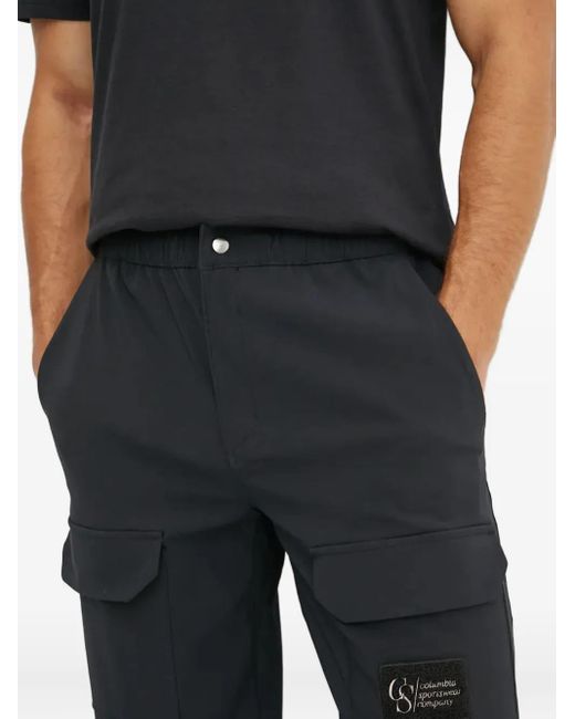 Columbia Black Wallowa Softshell Drawstring Trousers