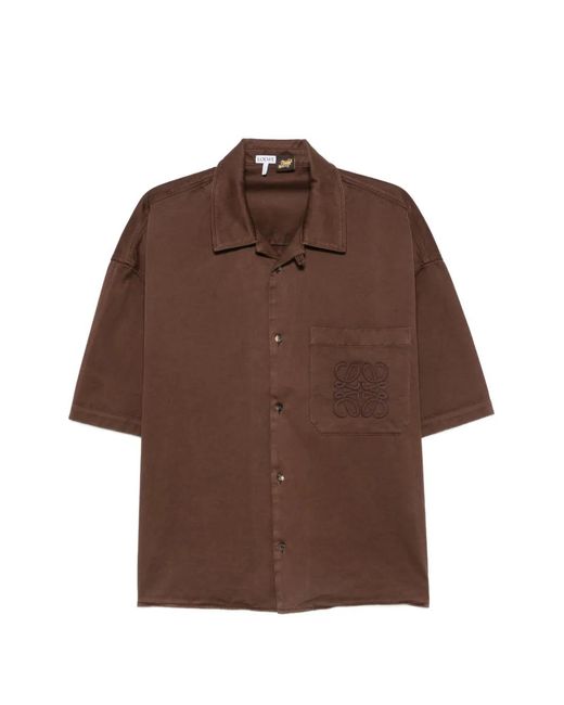 Loewe Brown Paula's Ibiza Cotton Shirt for men