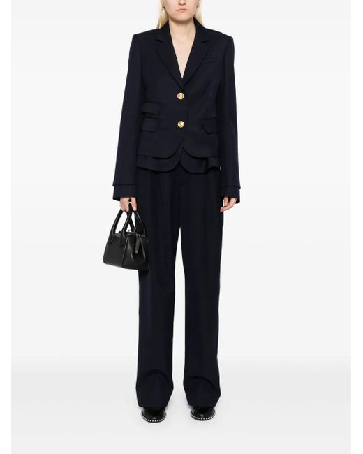 Monse Blue Layered Blazer